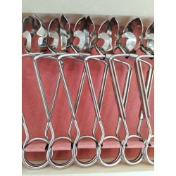 Coffret 6 Pinces À Escargots Inox Made In France Breveté Sgdg Pince Escargot 