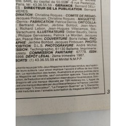 Info-Jeux Magazine 1987 n°7 La Passion Du Jeux De Rôle Donjon Dragons Boris 83