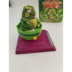 1986 Mb jeux Tic Tac Truc Monstre A La Coque Eggzilla Things Jouet Vintage