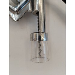 Tire Bouchon Automatique Ouvre Bouteille Vin Bar Comptoir Chrome Levier Étaux