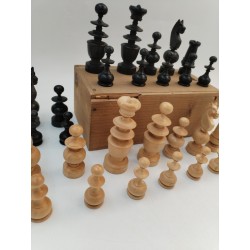 Ancien Jeux d'échecs style REGENCE Jeu Échec Reine 9 Old REGENCY chess set