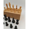 Jeux D'échecs Staunton Bois Verni Jeu Échec Échecs Chess Set Game Boite