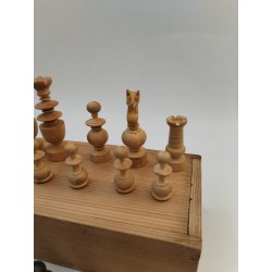 Ancien Jeux d'échecs style REGENCE Jeu Échec Reine 6,8 Old REGENCY chess set