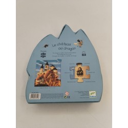 Djeco Puzzle Le Château Du Dragon 54 Puzzles Chateau Chevalier Eveil 